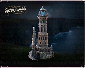 The Lighthouse Dice Tower | Fate's End | Tabletop Games