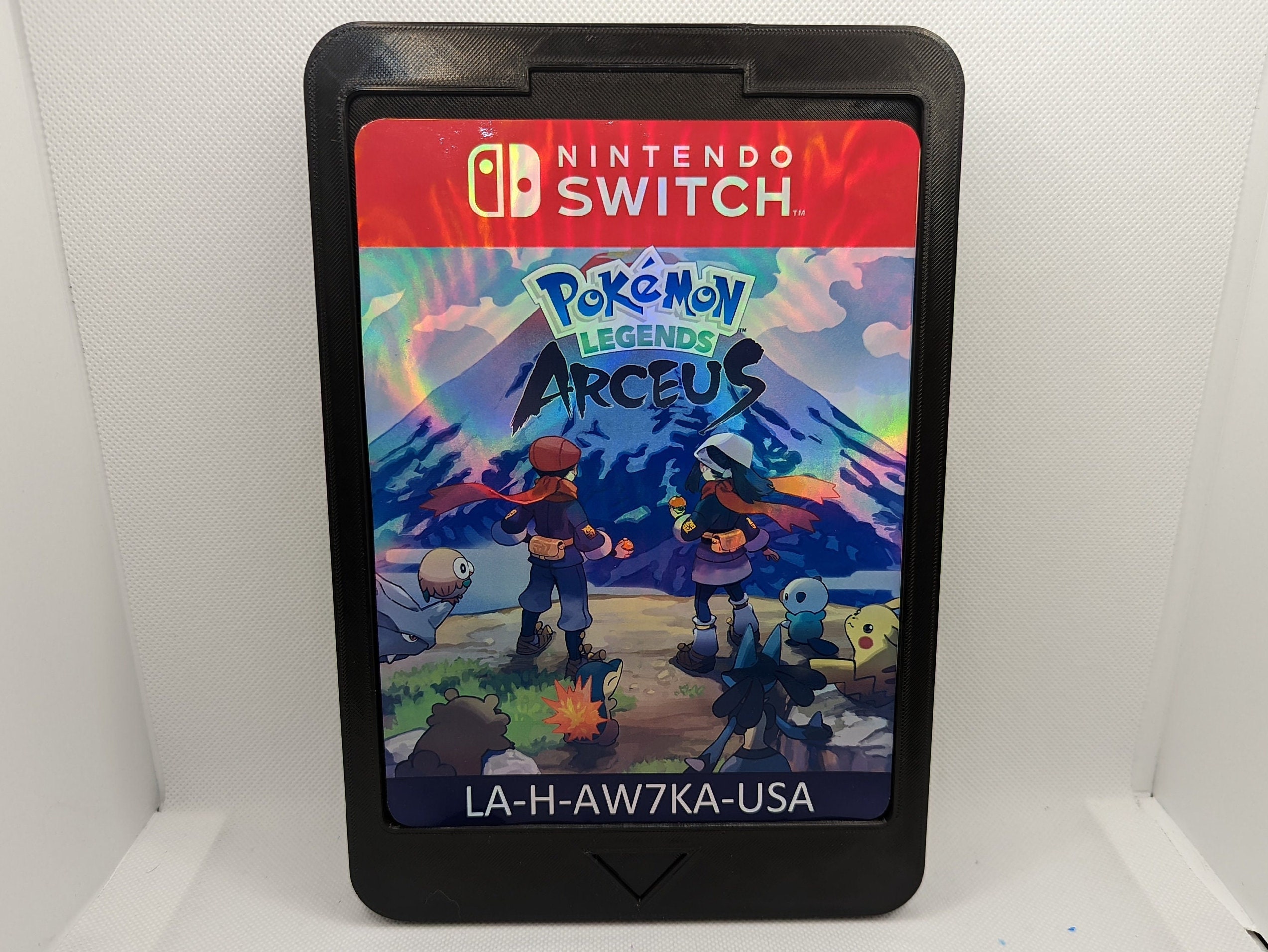 Pokémon Legends: Arceus Custom Nintendo Switch Boxart with 