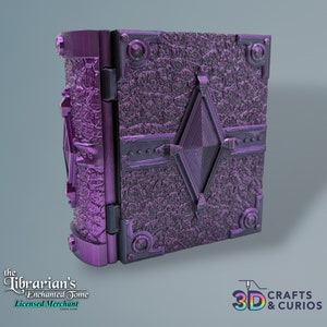 Wizard&#39;s Travel Tome Spellbook for Card Game or Dice Storage