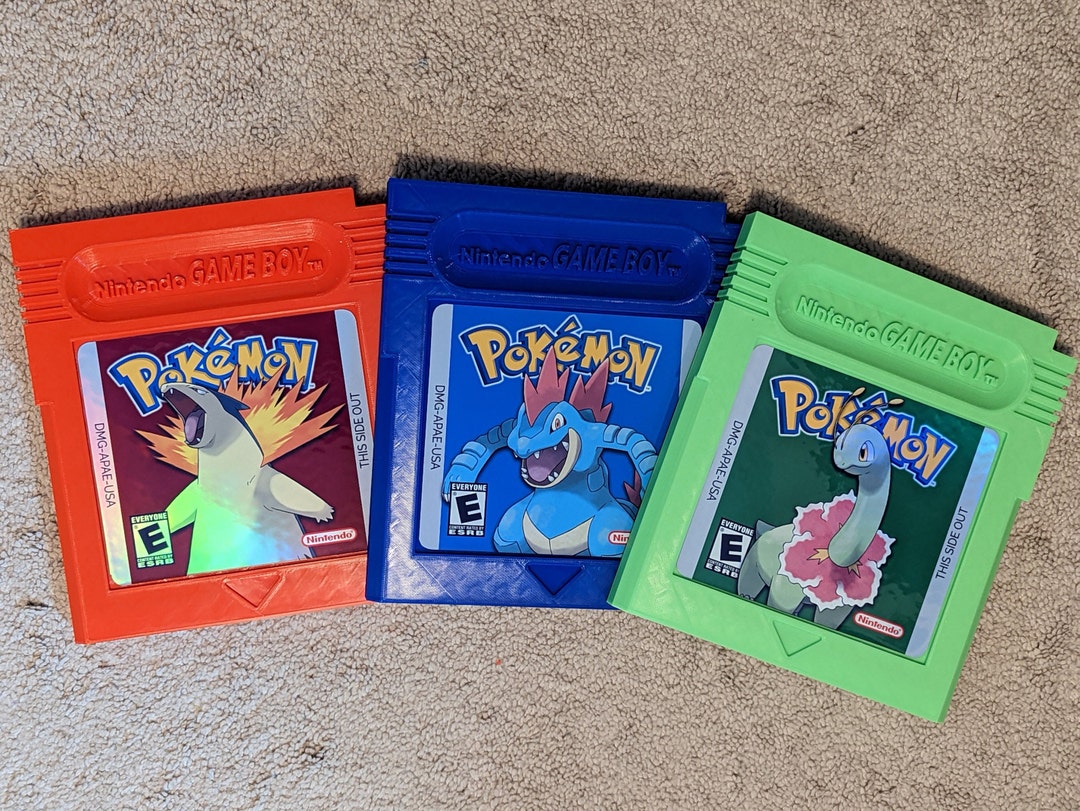 Giant Pokemon Gameboy Cartridge Decoration Original Series 