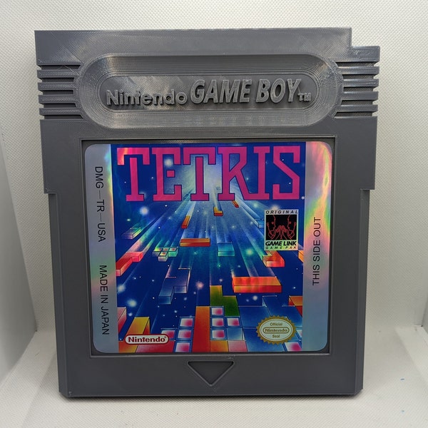 Décoration de cartouche de gameboy géante - Tetris