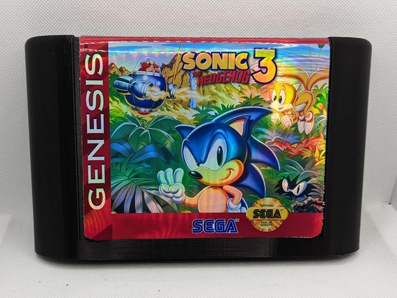 Giant Sega Genesis Cartridge Decoration Sonic the Hedgehog 3 