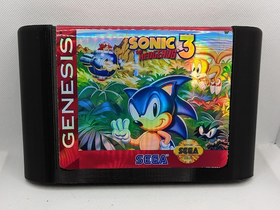 Vídeo Game Mega Driver 3 com Jogo Sonic 2 Hedgehog