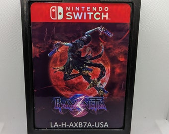 Giant Nintendo Switch Cartridge Decoration Bayonetta 1 / 2 / 3 / Origins 