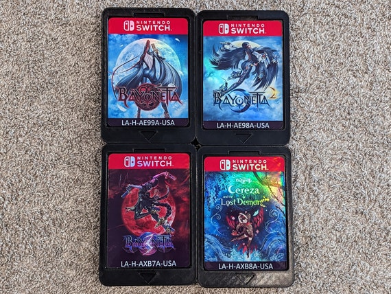 Giant Nintendo Switch Cartridge Decoration Bayonetta 1 / 2 / 3