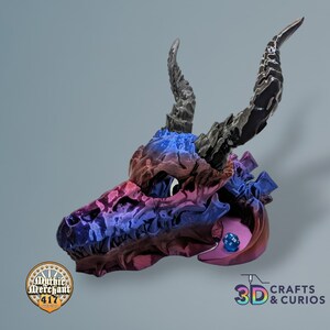 Dragon Skull Dice Tower with Dice Storage
