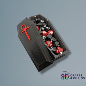 Vampire the Masquerade Coffin Dice Box