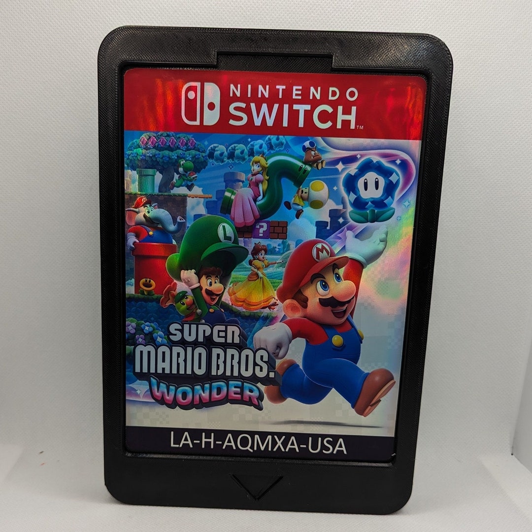 Giant Nintendo Switch Cartridge Decoration Super Mario Bros Wonder