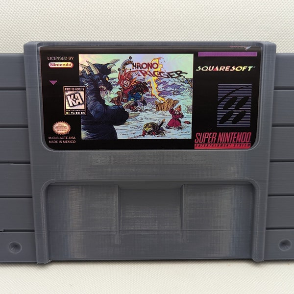 Giant Super Nintendo Cartridge Decoration - Chrono Trigger