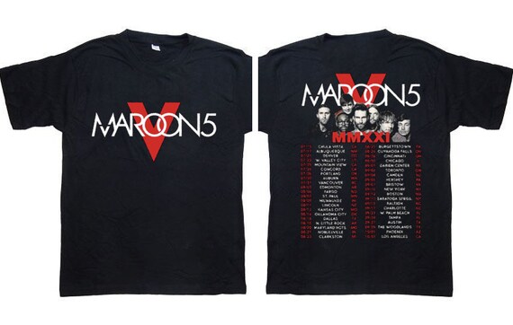 Maroon 5 Tour 2021 T Shirt Vtg Style 