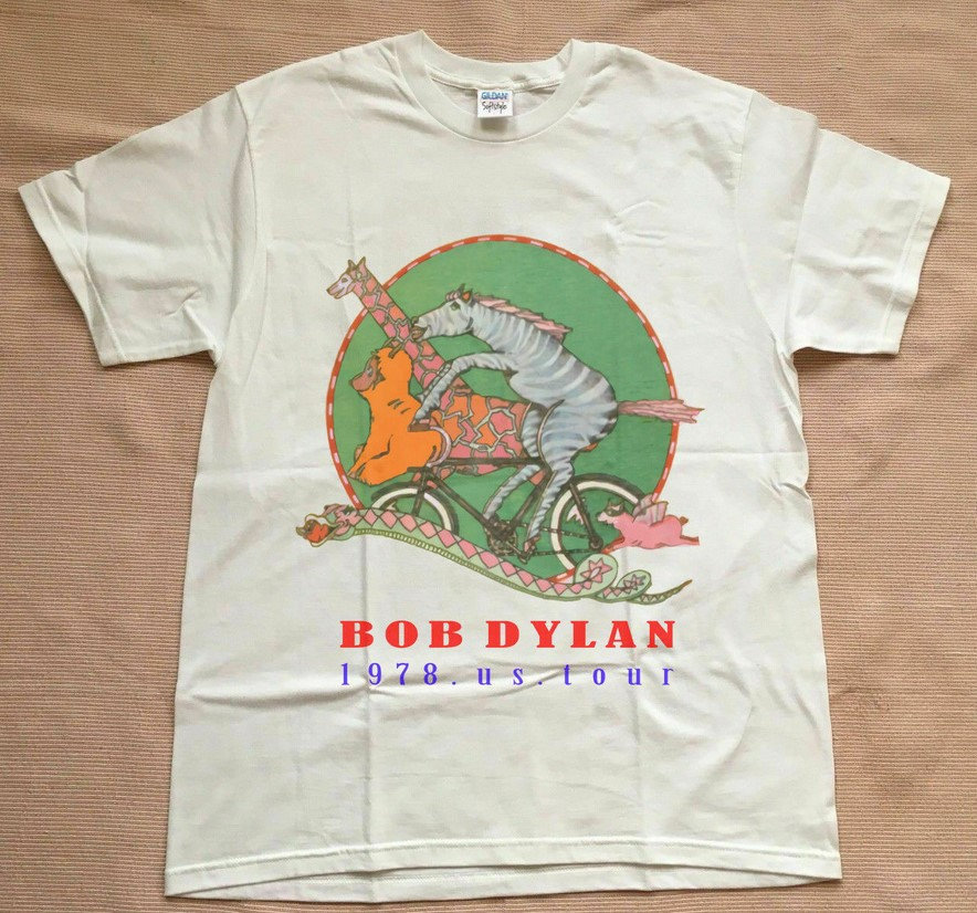 Rare 1978 BOB DYLAN U.S T-shirt Tee S8 