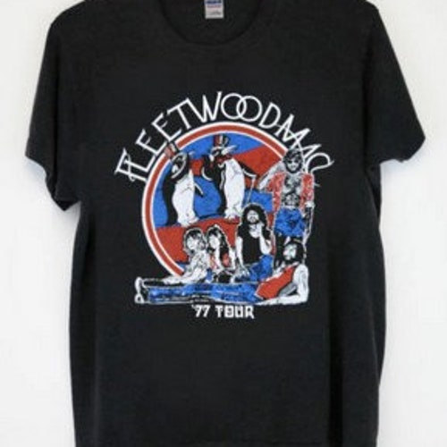 RARE FLEETWOOD Mac T-shirt 70s Retro 