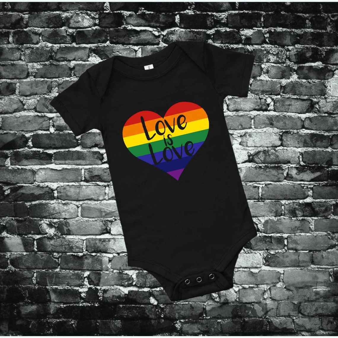 Love is Love Baby Onesie® Baby Pride LGBTQ Pride Baby One | Etsy