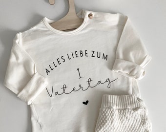 Geschenk erster Vatertag | Baby | Body | Sweatshirt | Vatertagsgeschenk | fathersday | bester Papa | erster Vatertag | Kinderkleidung