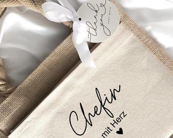Geschenk Chefin I Abschied Geschenk Chefin I Chefin mit Herz I Beste Chefin I Dankeschön Chefin I Chefin Abschiedsgeschenk Jobwechsel Chefin