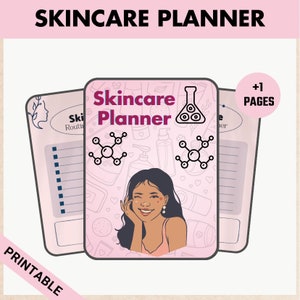 Skincare Planner / Digital Planner / Printable Planner / / Beauty Planner / Daily Planner / Healing Anxiety / Self Love