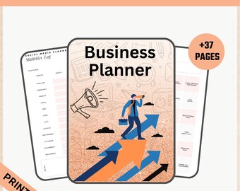 Digital Planner / Business Planner / Trackers / Social Media / Finances / GoodNotes Digital Journal / Monthly / Weekly / Side Hustle