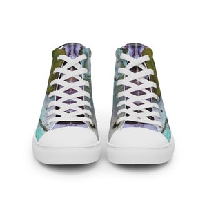 Shark Storm Men’s high top canvas shoes
