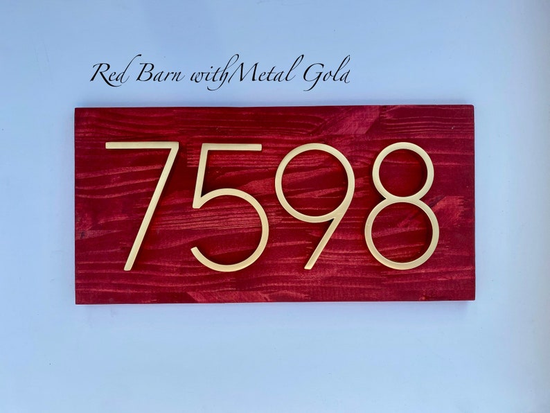 House Number Plaque House Numbers House Number Sign Address Etsy