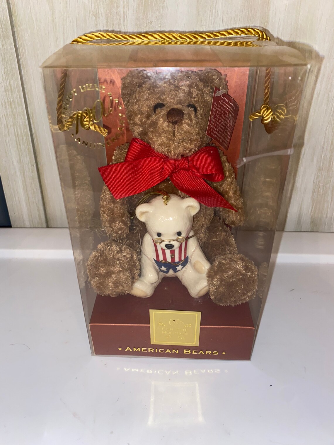 Lenox 100th Anniversary Teddy Bear Ornaments in Box Etsy