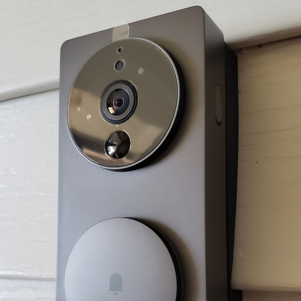 Aqara G4 Battery Doorbell Mount for Traditional Vinyl/Board Siding/ Compatible with original Wedges/ Optional Hood