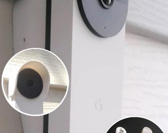 Google (Battery) Doorbell Vinyl/ Board/ Dutchlap Siding Mount with Optional Hood and Wedge