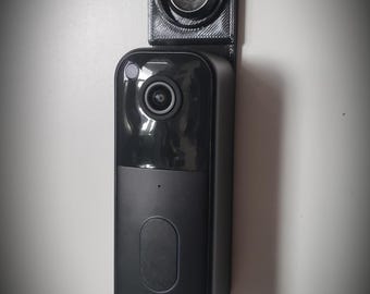 Suporte para olho mágico de campainha inteligente Blink (não requer perfuração. Compatível com modelos de 2025 e anteriores)