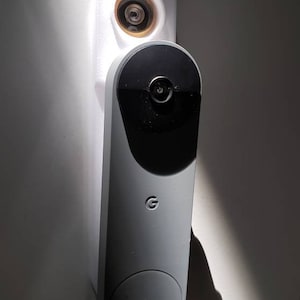 Google Battery Smart Doorbell Peephole Mount (No drilling required)