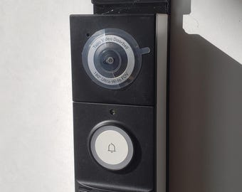 No-Drill Adhesive Mount For TP-Link Tapo Doorbell – Easy Installation, No Wall Damage | D210/D225 Compatible