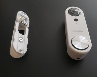 Doorbell Wedge Simplisafe Doorbell Sale SimpliSafe Video Doorbell Angle  Mount Bracket Holder Wedge 90 Degree 3D Printed