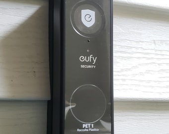 Eufy Dual Camera (E340) Doorbell Traditional Vinyl/ Board/ Custom Dutchlap Siding Mount