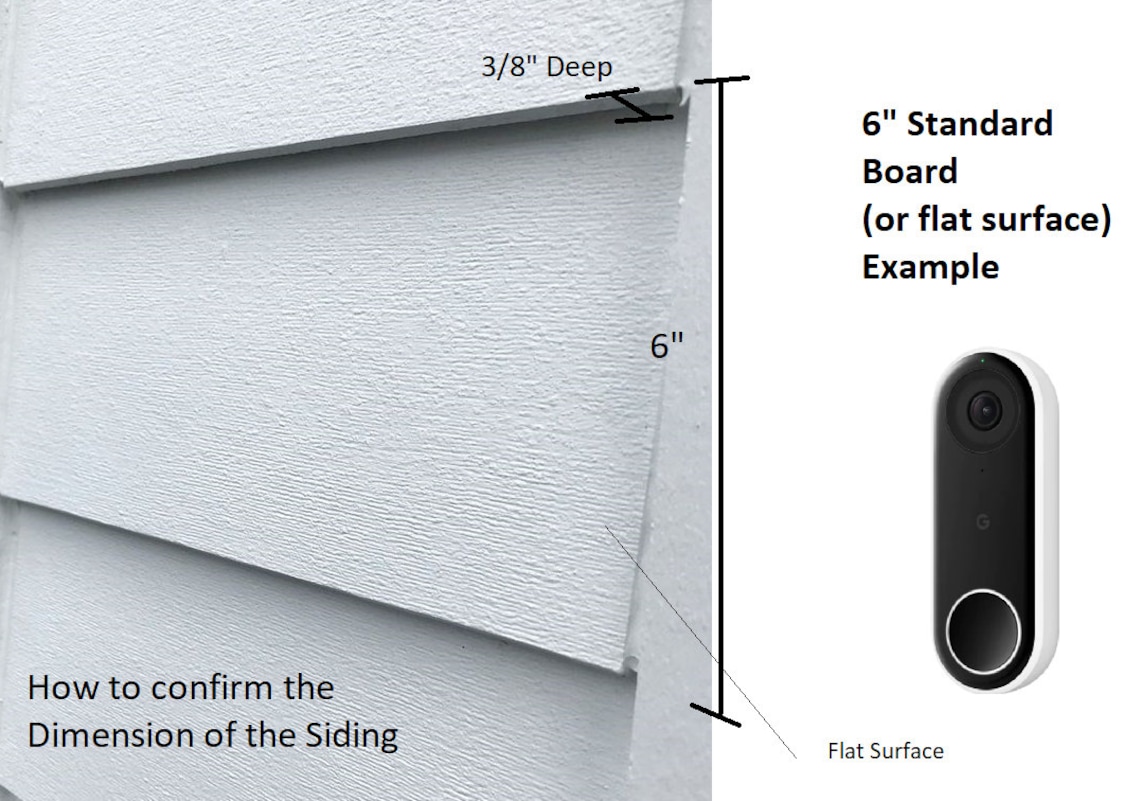 Google Nest wired 1st Gen. Doorbell Traditional Vinyl/ Etsy Canada