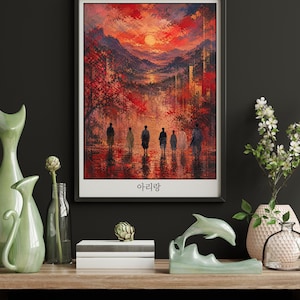 BTS キャャンバス地　アート　韓国 Bts Canvas Painting - Etsy