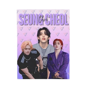 SEVENTEEN セブチ miniteen ブランケット SEVENTEEN Blanket Miniteen Inspired Velveteen Plush Kpop