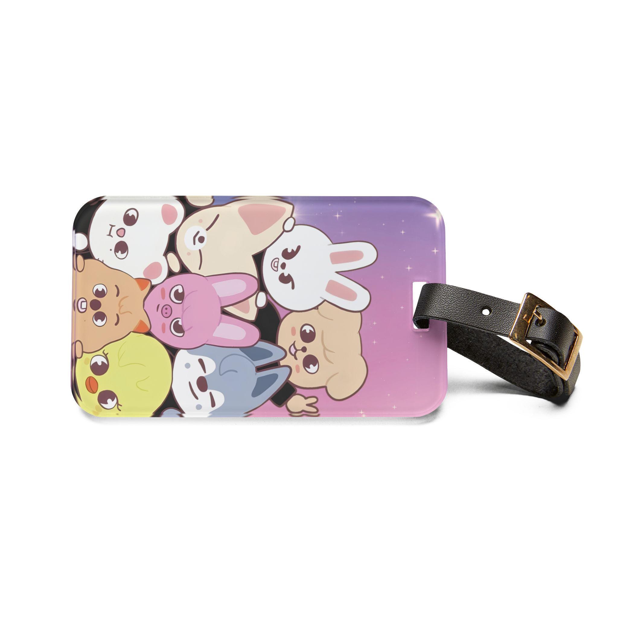 Stray Kids Skzoo Characters Luggage Tag - Kpop Travel Accessory