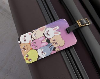 Stray Kids Skzoo Characters Luggage Tag - Kpop Travel Accessory