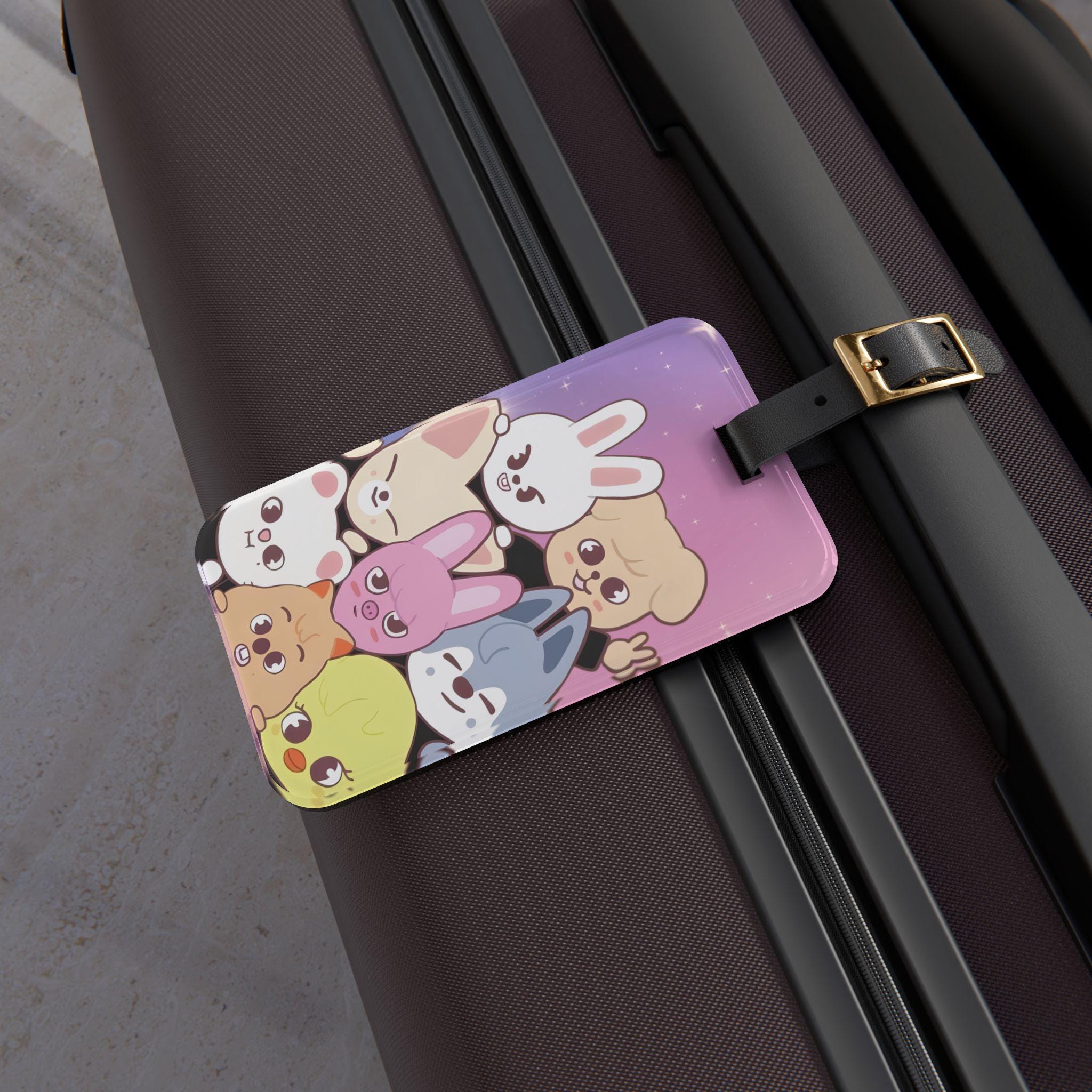 Stray Kids Skzoo Characters Luggage Tag - Kpop Travel Accessory