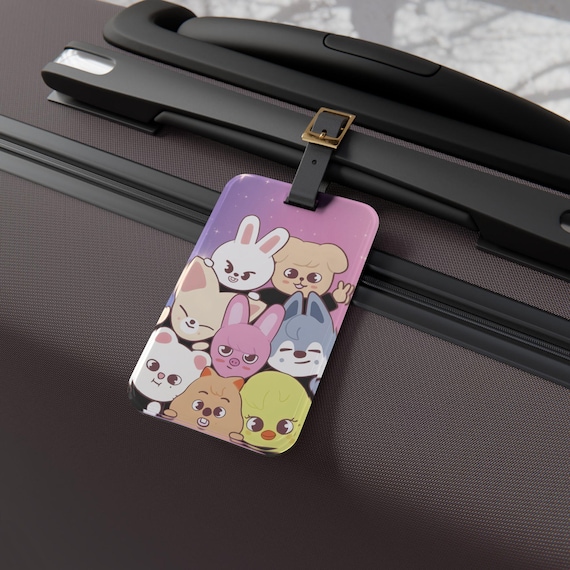 Stray Kids Skzoo Characters Luggage Tag - Kpop Travel Accessory