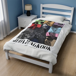 BTS Members Eras Velveteen Plush Blanket