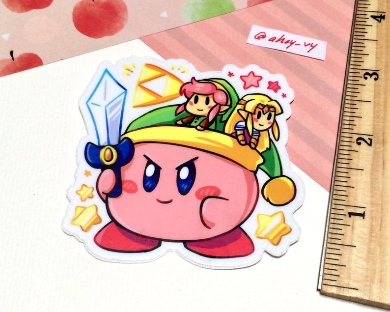3 Kirby LOZ Vinyl Sticker