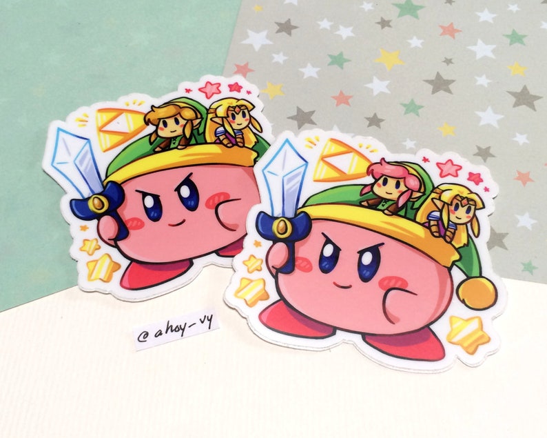 3 Kirby LOZ Vinyl Sticker