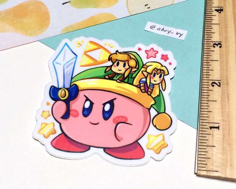 3 Kirby LOZ Vinyl Sticker