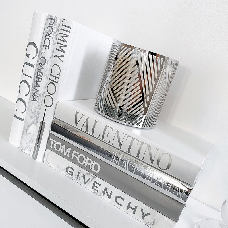 Designer Inspired Coffee Table Decor Books MADE TO ORDER Etsy