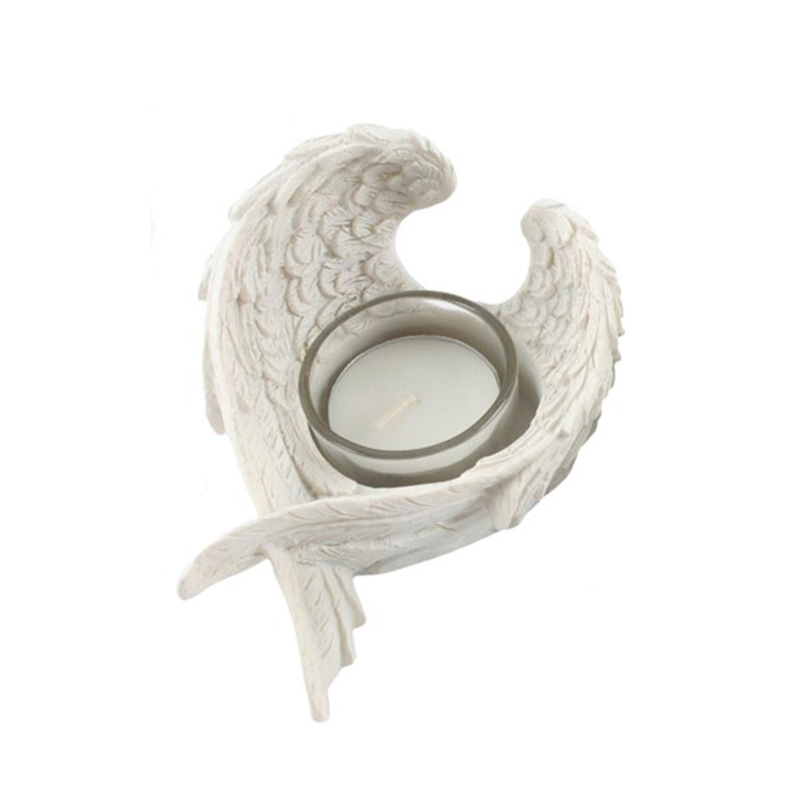 Angel/Guardian Wings Candle Holder/Alas de ángel blanco Etsy