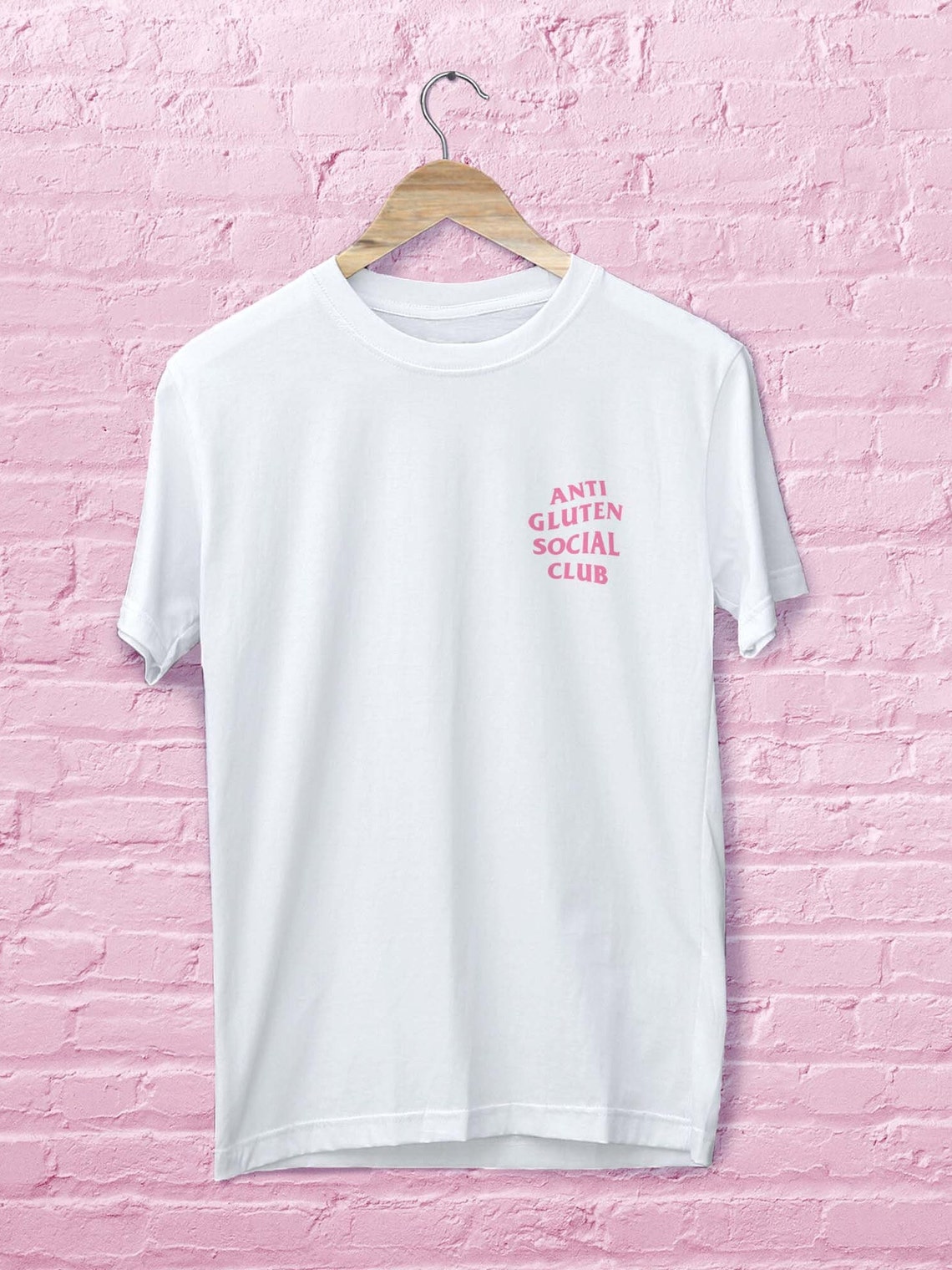 Anti Gluten Social Club Shirt | Aesthetic Type | Groovy Floral | Left ...