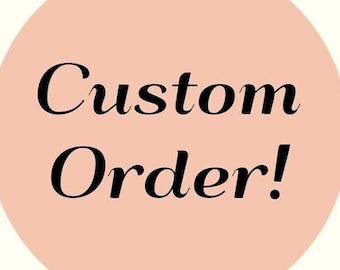 Additional cost for orders and custom order