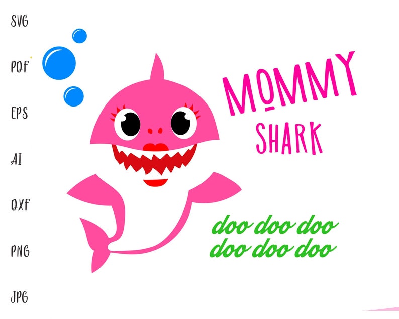 Download Mommy Shark Svg Baby Shark Svg Shark Family Svg Shark Birthday | Etsy