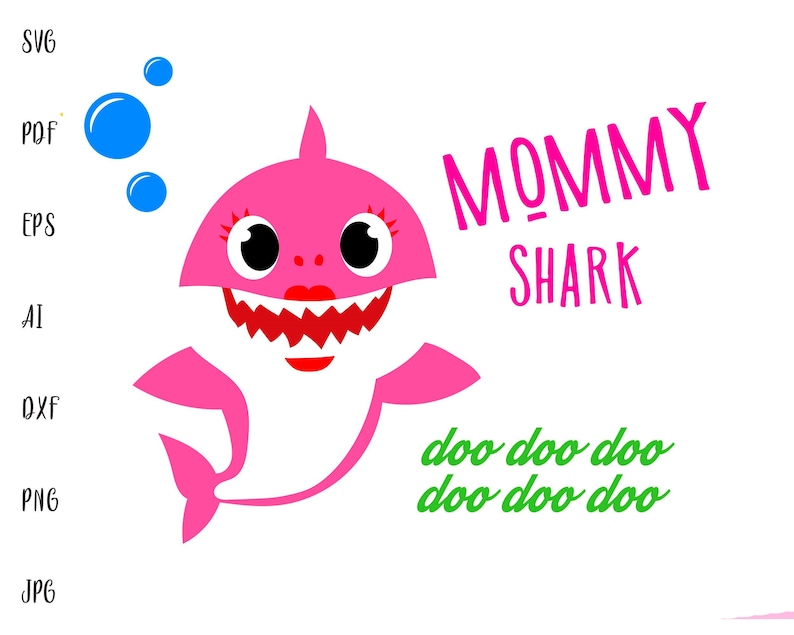 Download Mommy Shark Svg Baby Shark Svg Shark Family Svg Shark ...