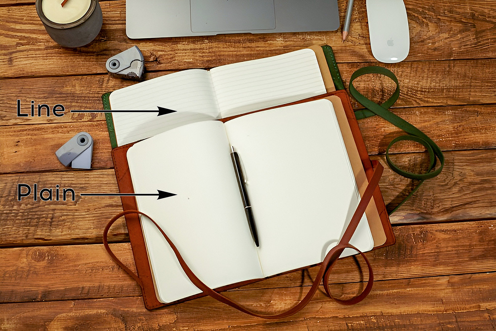 Leather Sketchbook, Journal for Women, A5 Leather Journal, Leather