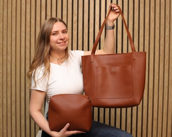 Work Tote Bag, leather shoulder bag, Faux Leather Bag, christmas gift bag, Shoulder Tote Bag, Leather Hobo Bag, 15 inch laptop bag